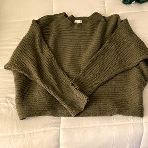 Large a olive Green women’s sweater